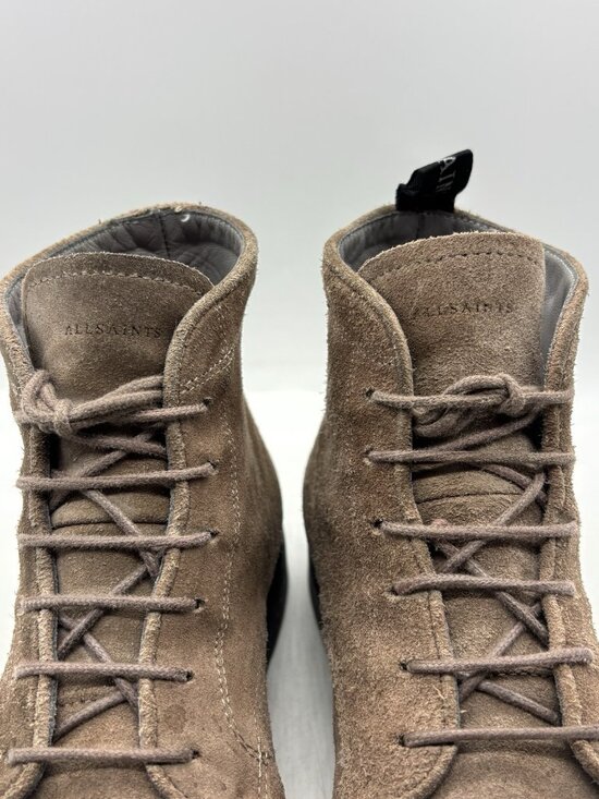 All Saints Mens Cap Toe Ankle Boots Suede Leather Lace up Men’s Size 43 EU/10 US main image 14